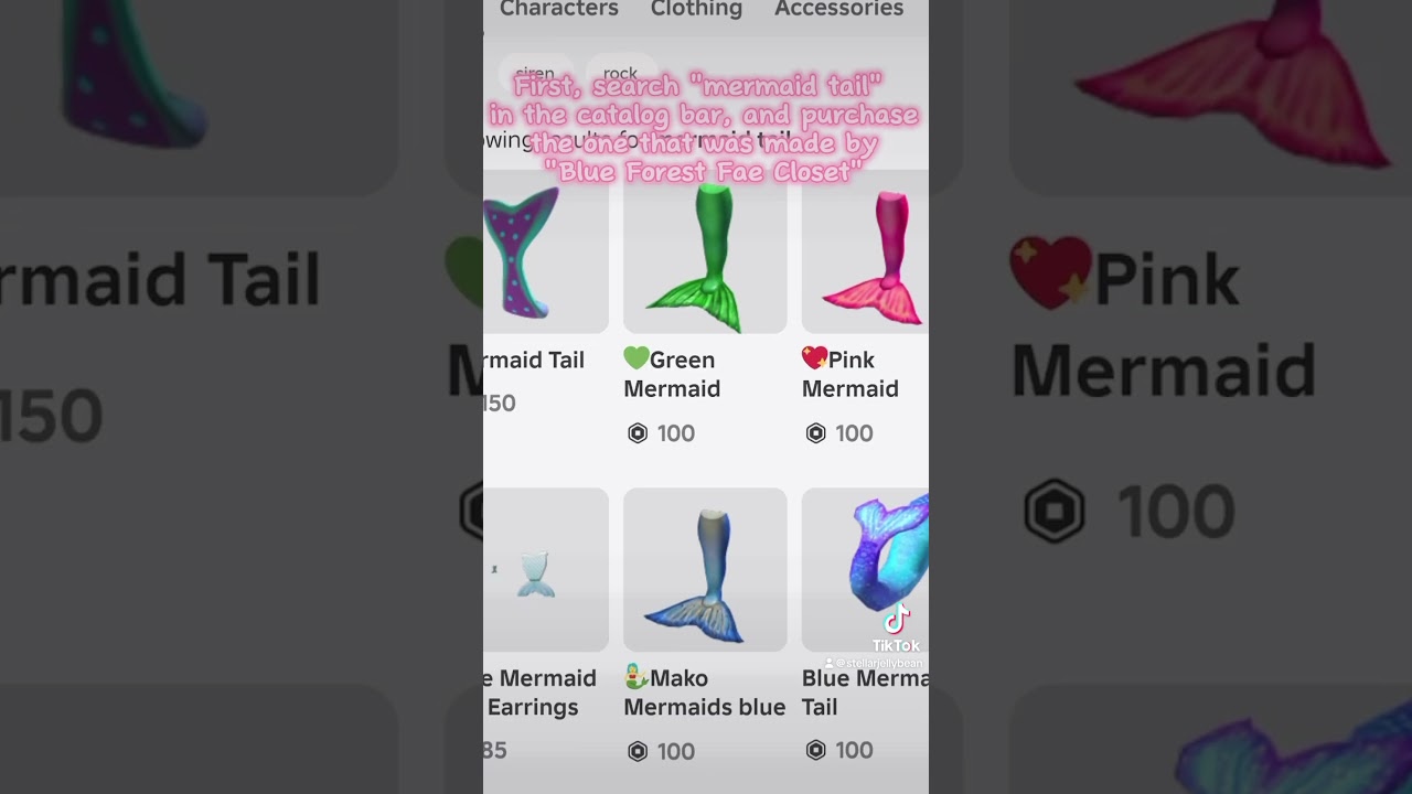 How to get a mermaid tail in RH! Leave questions in the comments! #rh #royalehigh #roblox #rhcontent
