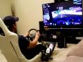 G25 on playseat evo 61" screen with surround ...