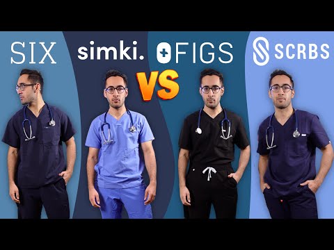 TOP UK SCRUB BRANDS REVIEW: Figs vs Simki vs SixScrubs vs Scrbs