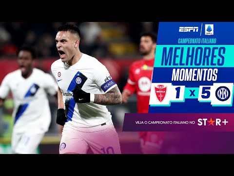 Gols e lances de Monza x Internazionale