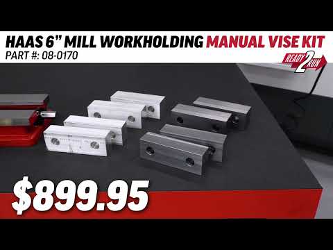 Ready 2 Run Mill Workholding Kit   6  Haas by Kurt Manual Vise   Haas Automation, Inc 한글