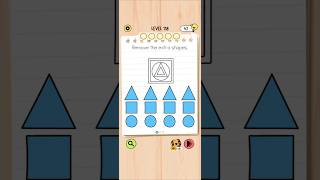 Brain Test 5 Level 118: Remove the extra shapes Walkthrough