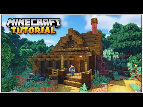 Minecraft Tutorial - How to Build a Starter House in Minecraft