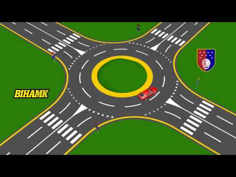 Pravila ponašanja u kružnom toku - Situacija 4