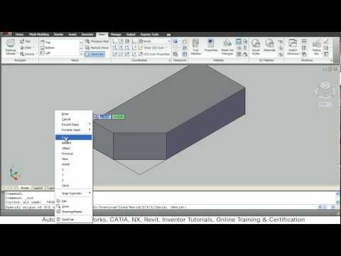 AutoCAD Tutorial Circle Command 3 Point 2 Point Tan Tan Radius Tangent Circles
