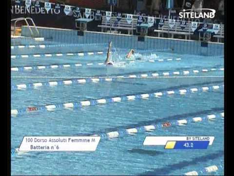 Serie 6 dei 100 Dorso  Assoluti Femmine Master - 12 MEMORIAL ANDREA BETTIOL