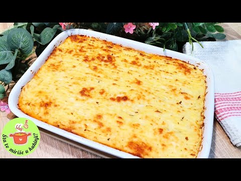 Pita od pire krompira! Super jednostavan recept za veoma ukusan i sočan ručak!