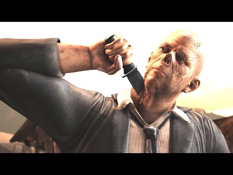 Mortal Kombat XL - Bald Unmasked LeatherFace/Unmasked Jason Mesh Swap Intro, Victory, Fatalities Video