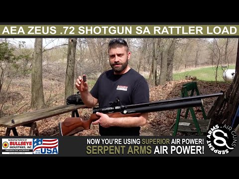 AEA Zeus .72 Shotgun SA Rattler Load | Serpent Arms Air Guns
