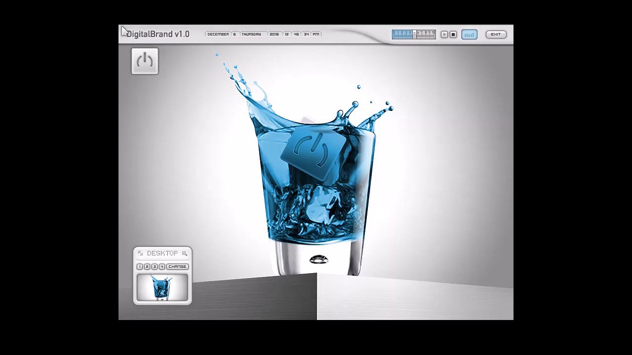 DigitalBrand flash website in 2003