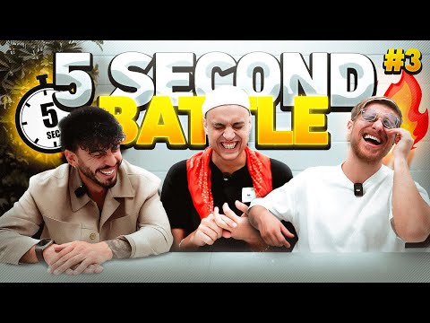 5 SECOND BATTLE #3 | L'EPISODIO PIÚ IGNORANTE IN ASSOLUTO - Awed, Riccardo Dose e Dadda