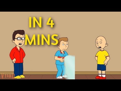 Caillou vs The Robot In 4 MINUTES