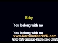 Taylor Swift - You Belong To Me - Karaoke Music ...