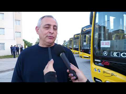 Con la incorporación de 19 unidades 0 Km, avanza la renovación del transporte público en la ciudad
