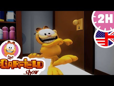 😱Garfield travels into Eddie's brain! 🧠 - The garfield Show