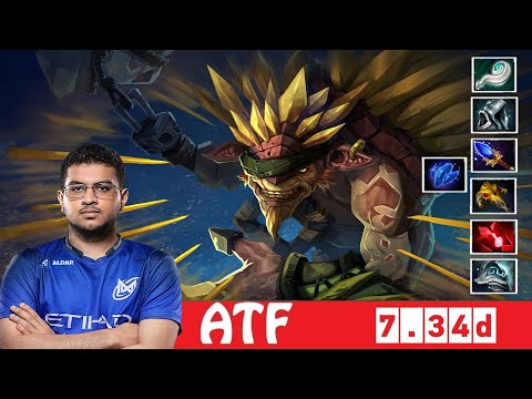 [DOTA 2] ATF the BRISTLEBACK [OFFLANE] [7.34d] [2]