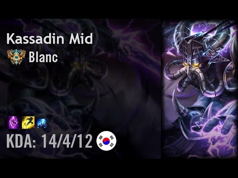 Kassadin Mid vs Twisted Fate - Blanc - KR Challenger Patch 6.8