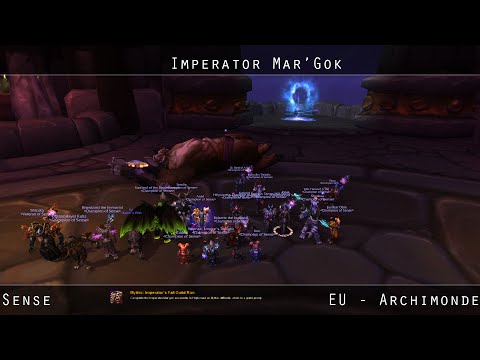 Sense vs Imperator Mar'gok Mythic [PoV Warlock + Feral Druid] - Archimonde EU