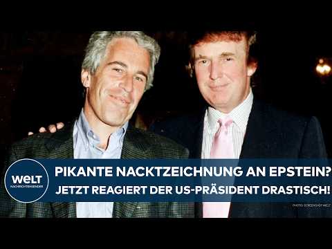 DONALD TRUMP: Mysteriöser Brief an Jeffrey Epstein? Jetzt reagiert der US-Präsident drastisch!