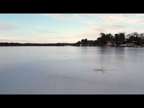 Martin's Pond, North Reading MA, DJI Mavic Mini - 2020-02-16