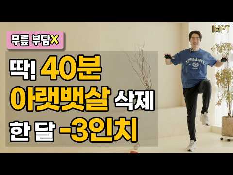 Standing Lower Belly & Legs Workout (40 Minutes) | Knee-Friendly, No Jumping