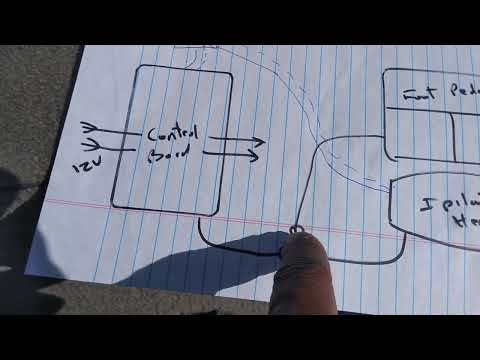 minn kota power drive with I-pilot and foot pedal modification wiring and function demo