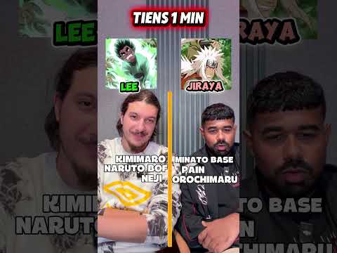 QUI TIENS 1 MIN !? Rock Lee vs Jiraya #anime #manga #naruto