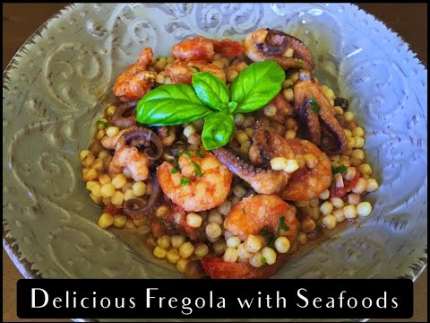 Fregola with Seafoods | Sardinian Pasta | Easy Cook | Italian Recipe