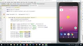 9강 kotlin(코틀린) 기반 Android 9.0 ver 2단계  - 데이터 전달하기