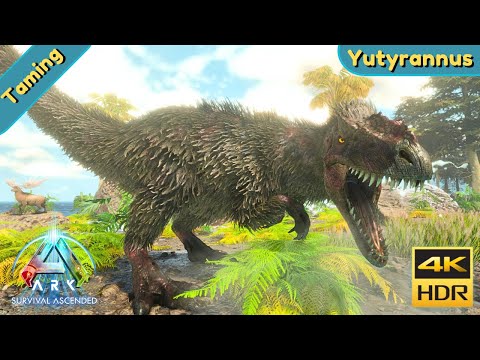 ARK Survival Ascended : Tame a Yutyrannus