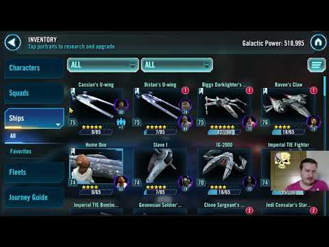 SWGOH Week 11 - Rebel Fleet into Jabba/Leia