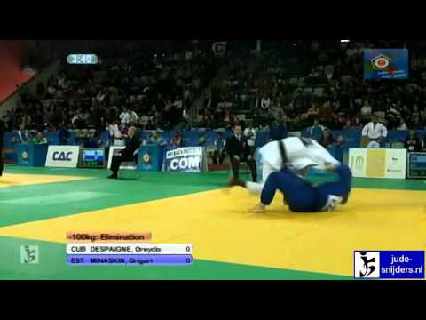Judo 2012 World Cup Prague: Despaigne (CUB) - Minaskin (EST) [-100kg]