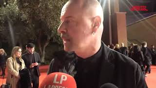 Festa del Cinema di Roma, Sermonti show: sul red carpet guardando Lecce-Juventus