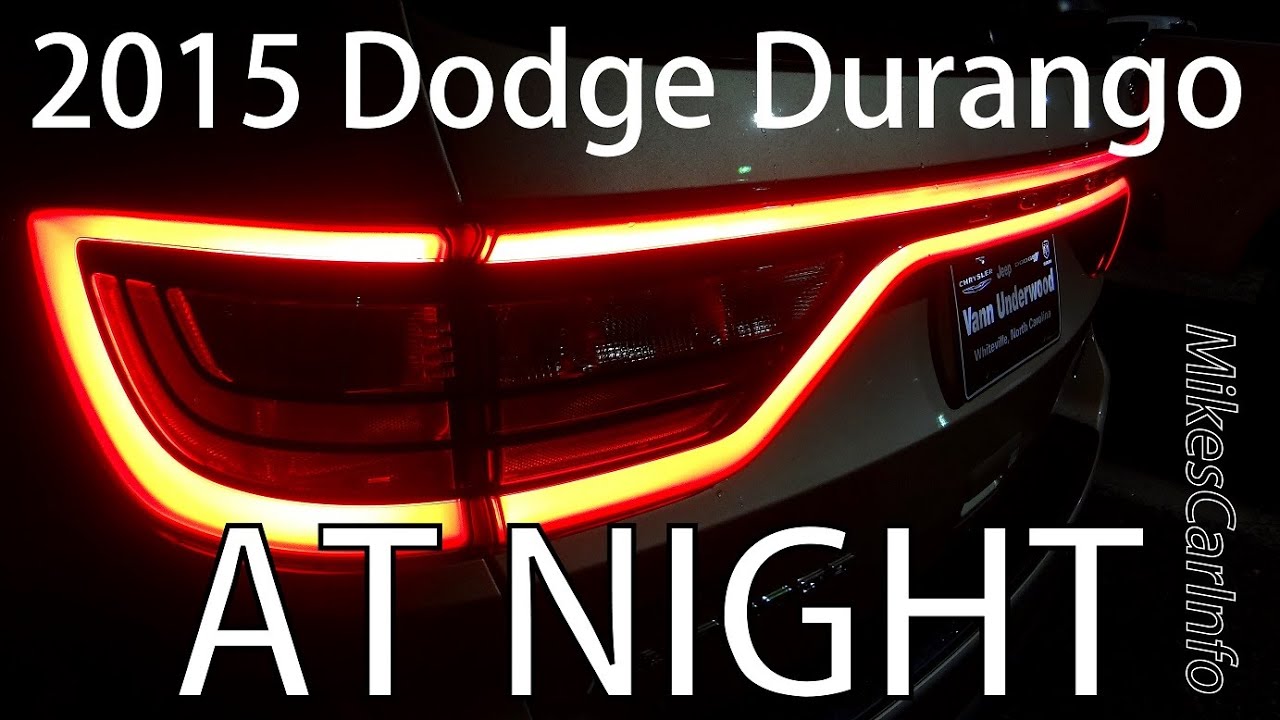 2015 Dodge Durango AT NIGHT