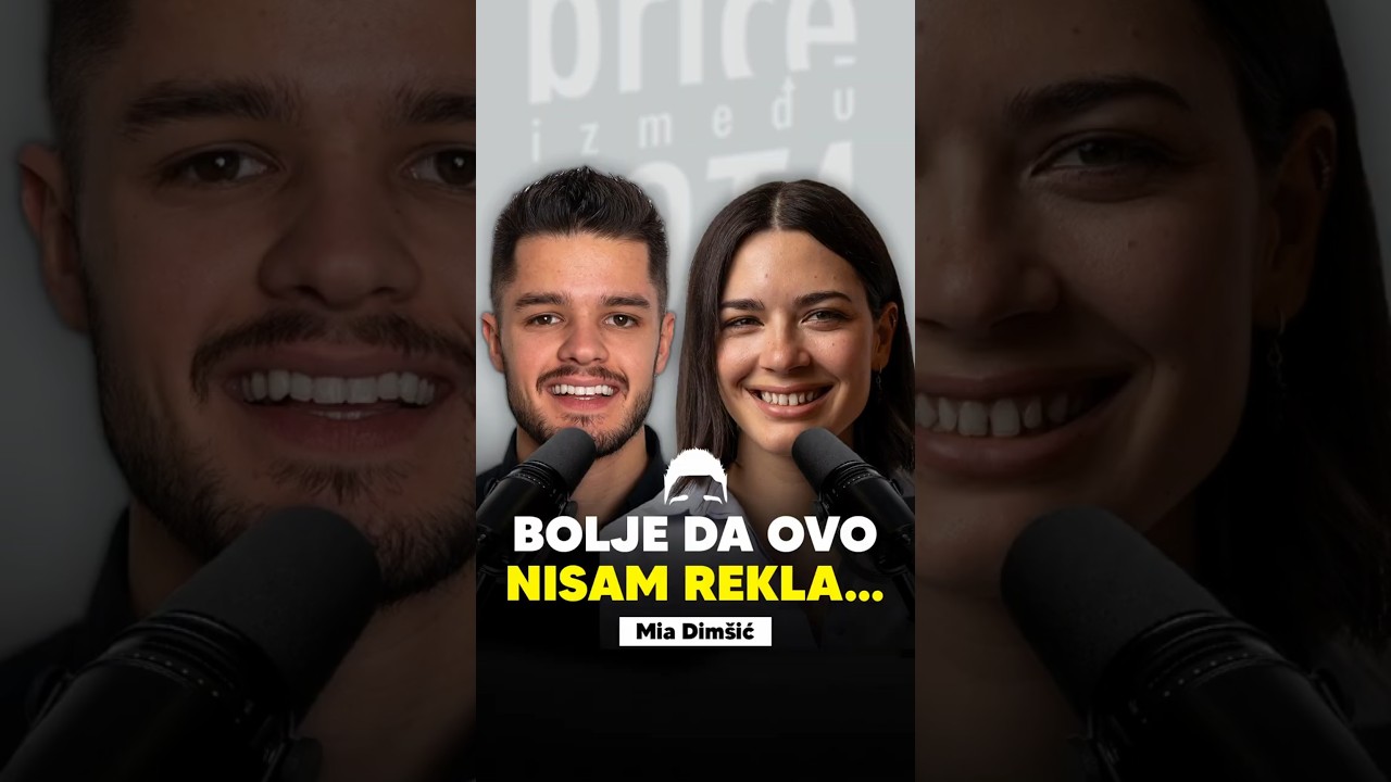 “Htjela sam se ubit što sam ovo rekla…” - Mia Dimšić