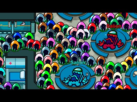 Among Us, but with 1 MILLION SEEKERS - HIDE n SEEK Mode