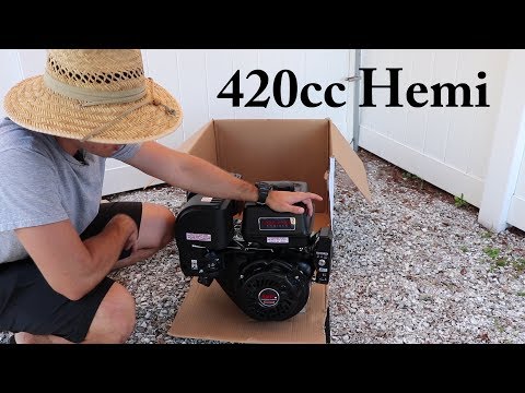 Predator 420cc Hemi Engine Unboxing - Harbor Freight Honda Clone