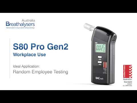 Video: BACtrack S80 Pro Gen2: Workplace Breathalyser