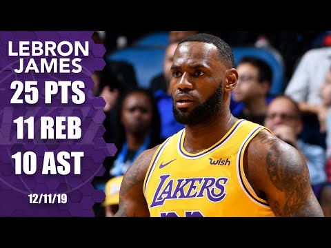 LeBron James notches sixth triple-double of season in Lakers vs. Magic | 2019-20 NBA Highlights