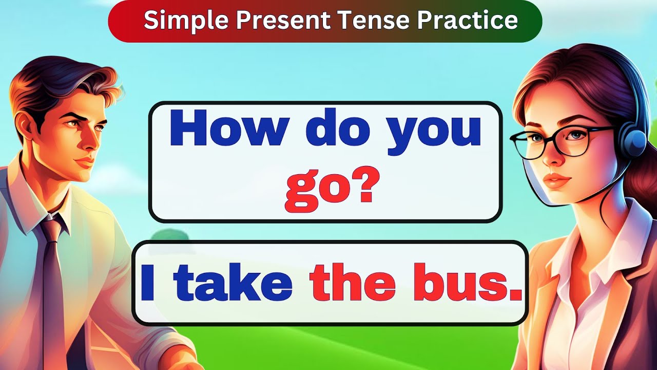 English Speaking Practice | Simple Present  Tense  Practice | English Conversation Practice