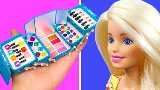 Barbie Doll Set. DIY Barbie Hacks. How to Make Miniature Crafts
