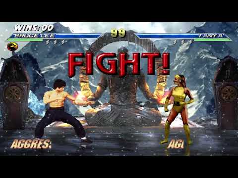 Mortal Kombbat New Era & BRUCE LEE vs TANYA(fatality)