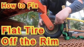 How To Inflate A Mower Tire Off The Rim - Simplicity Courier SZT 2691479-00