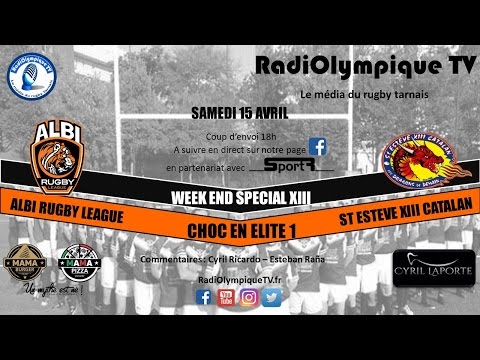 Live Albi Rugby League - St Esteve XIII Catalan Elite 1