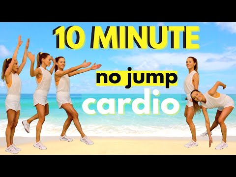 10 Minute Low Impact Cardio (No Jumping) Full Body Calorie Burning  | Summer Shred Challenge