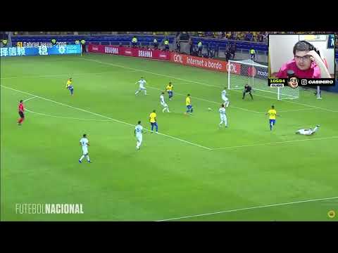 CASIMIRO REAGINDO 100 GOLS INCRÍVEIS DA SELEÇÃO BRASILEIRA | Futebol Nacional