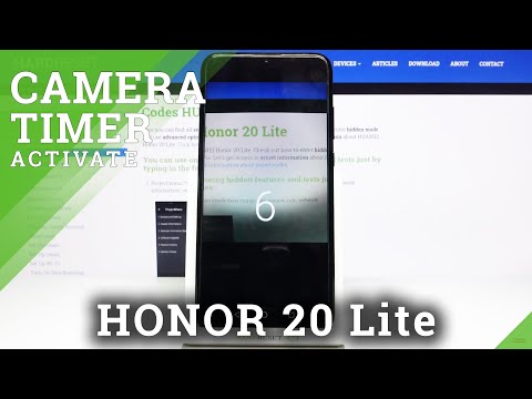 How to Activate Camera Timer on Honor 20 Lite – Camera Effects