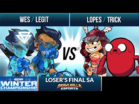 Wes & Legit vs Lopes & Trick - Loser's Final - Winter Championship 2021 - SA 2v2