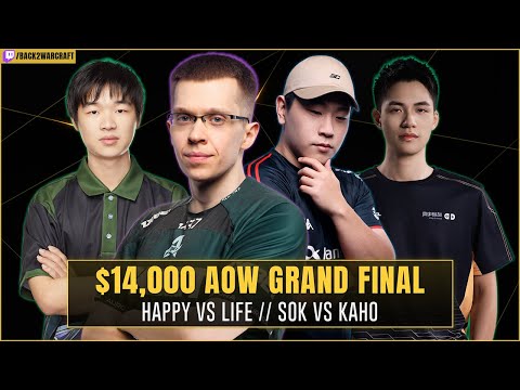 GRAND FINALS ⚔️ Happy vs Life - Sok vs Kaho🏆 $14,000 Ancient of Wonders Cup 🎙️ Neo & Remo