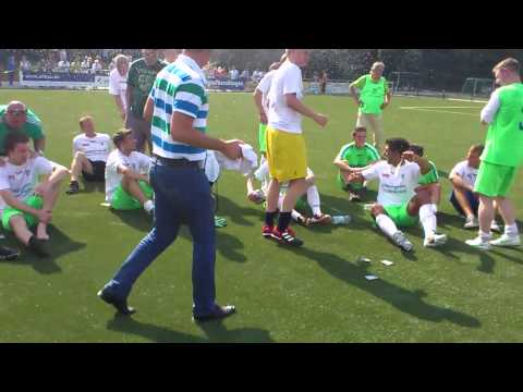 FC Kray Aufsteigsfeier auf dem Platz